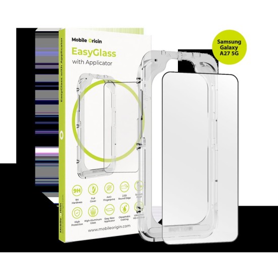 Folie de protecție Mobile Origin EasyGlass cu Aplicator pentru Samsung Galaxy A27 5G (Ingredi, EGA-A275G) by www.silkase.ro