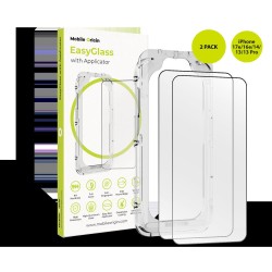Set 2 Folii de Protecție Mobile Origin EasyGlass cu Aplicator pentru iPhone 17e, 16e, 14, 13, 13 Pro