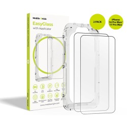 Pachet 2 Folii de Protecție Mobile Origin EasyGlass pentru iPhone 16 Pro Max / 17 Pro Max, cu Aplicator Inclus