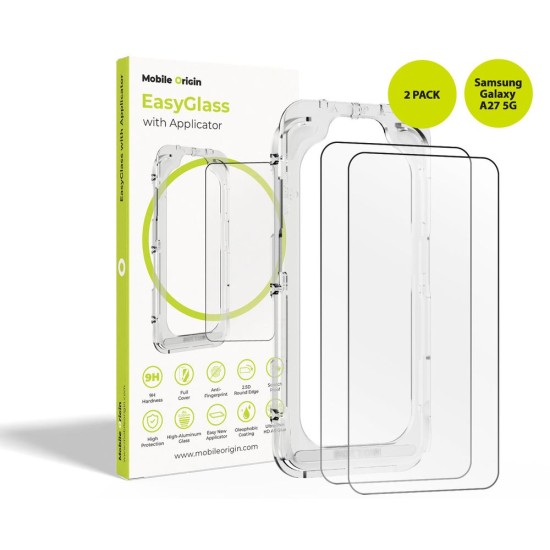Set 2 Folii de Protecție Mobile Origin EasyGlass cu Aplicator pentru Samsung Galaxy A27 5G (Ingredi, EGA-A275G-2pk) by www.silkase.ro