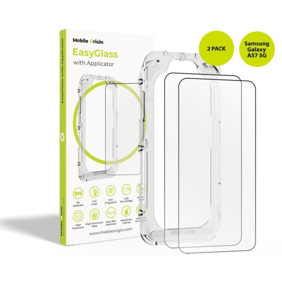 Set 2 Folii de Protecție Mobile Origin EasyGlass pentru Samsung Galaxy A57 5G, cu Aplicator Inclus Set 2 Folii de Protecție Mobile Origin EasyGlass pentru Samsung Galaxy A57 5G, cu Aplicator Inclus (A57, EGA-A575G-2pk) by www.silkase.ro