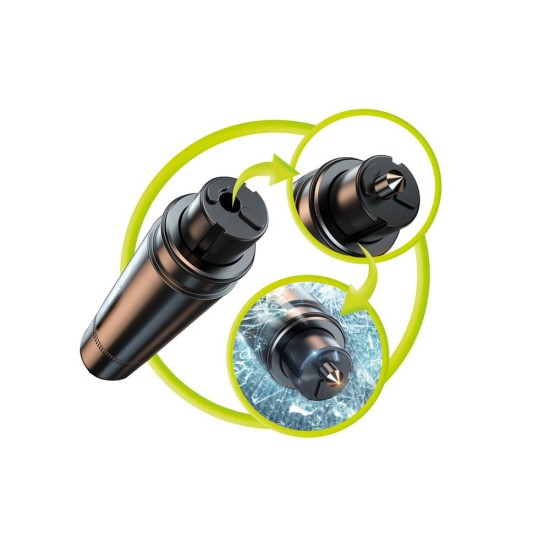 Ciocan de Siguranță Auto 2 în 1 Mobile Origin CA29 - Spargere Geam și Tăiere Centură (Accesorii auto, MO-CSH-CA29) by www.silkase.ro