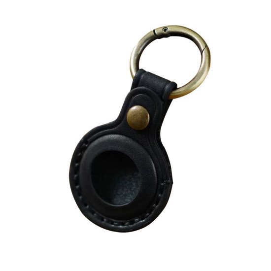 Breloc din Piele Mobile Origin AirTag Leather Keychain A6, Negru Breloc din Piele Mobile Origin AirTag Leather Keychain A6, Negru (Ingredi, MO-ALK-BLK) by www.silkase.ro
