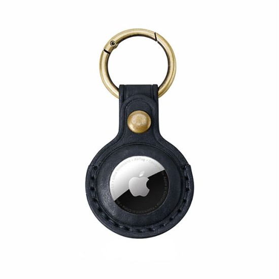 Breloc din Piele Mobile Origin AirTag Leather Keychain A6, Negru Breloc din Piele Mobile Origin AirTag Leather Keychain A6, Negru (Ingredi, MO-ALK-BLK) by www.silkase.ro