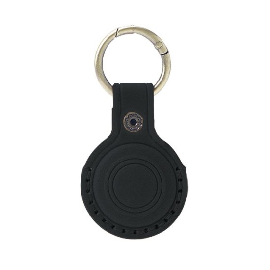 Breloc din Piele Mobile Origin AirTag Leather Keychain A6, Negru Breloc din Piele Mobile Origin AirTag Leather Keychain A6, Negru (Ingredi, MO-ALK-BLK) by www.silkase.ro