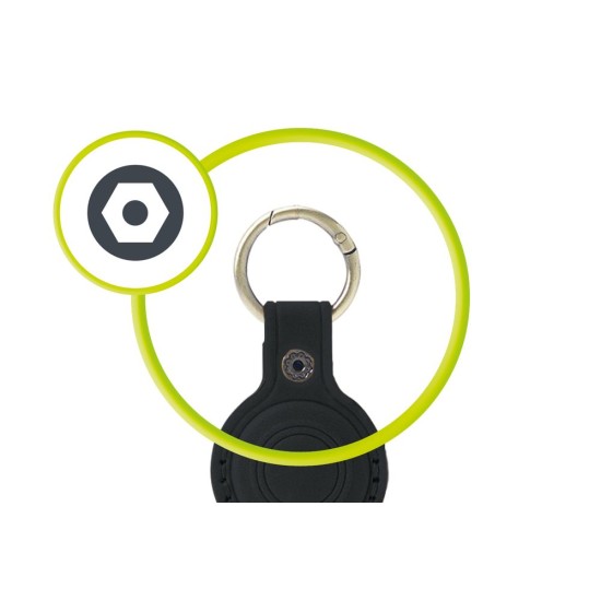 Breloc din Piele Mobile Origin AirTag Leather Keychain A6, Negru Breloc din Piele Mobile Origin AirTag Leather Keychain A6, Negru (Ingredi, MO-ALK-BLK) by www.silkase.ro
