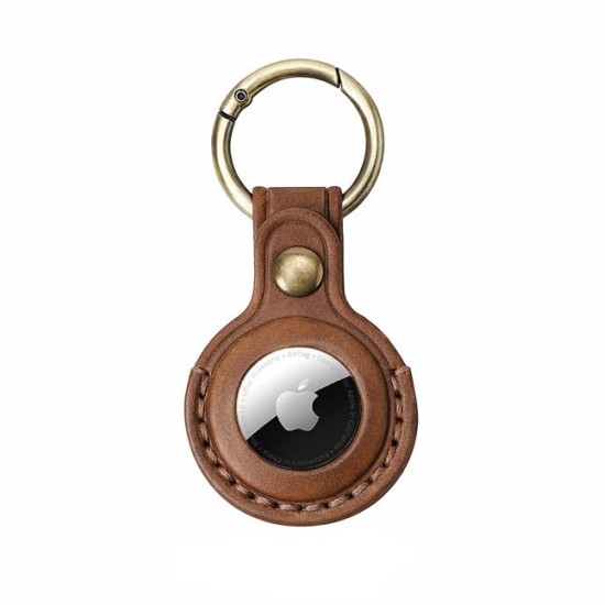 Breloc din Piele Mobile Origin AirTag Leather Keychain A6, Midnight Brown Breloc din Piele Mobile Origin AirTag Leather Keychain A6, Midnight Brown (Ingredi, MO-ALK-MBRW) by www.silkase.ro
