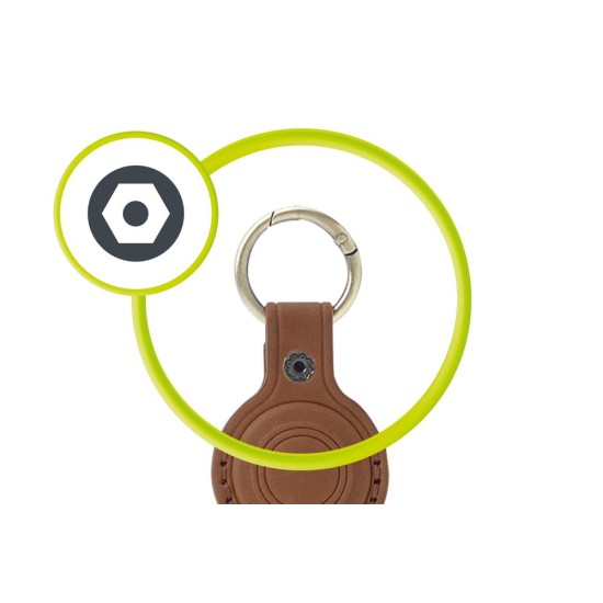 Breloc din Piele Mobile Origin AirTag Leather Keychain A6, Midnight Brown Breloc din Piele Mobile Origin AirTag Leather Keychain A6, Midnight Brown (Ingredi, MO-ALK-MBRW) by www.silkase.ro