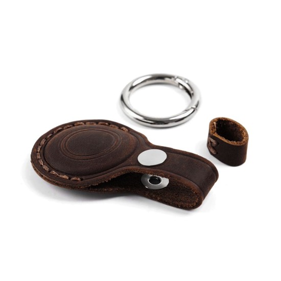 Breloc Premium din Piele Mobile Origin AirTag Outdoor Leather Keychain A7, Midnight Brown Breloc Premium din Piele Mobile Origin AirTag Outdoor Leather Keychain A7, Midnight Brown (Ingredi, MO-AOLK-MBRW) by www.silkase.ro