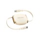 Cablu Retractabil Mobile Origin CB7 USB-C la USB-C, 100W, Power Delivery, Beige (Incarcatoare, MO-CB7-BG) by www.silkase.ro