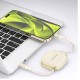 Cablu Retractabil Mobile Origin CB7 USB-C la USB-C, 100W, Power Delivery, Beige (Incarcatoare, MO-CB7-BG) by www.silkase.ro