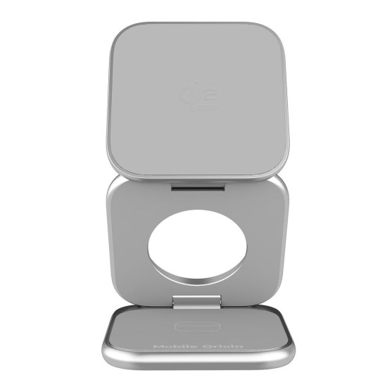 Încărcător Wireless 3în1 Mobile Origin PW36, Qi2 25W, MagSafe Compatible, UltraSlim Pliabil, Silver Încărcător Wireless 3în1 Mobile Origin PW36, Qi2 25W, MagSafe Compatible, UltraSlim Pliabil, Silver (Încărcătoare Rețea, MO-USF-PW36-SLV) by www.silkase.ro