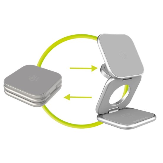 Încărcător Wireless 3în1 Mobile Origin PW36, Qi2 25W, MagSafe Compatible, UltraSlim Pliabil, Silver Încărcător Wireless 3în1 Mobile Origin PW36, Qi2 25W, MagSafe Compatible, UltraSlim Pliabil, Silver (Încărcătoare Rețea, MO-USF-PW36-SLV) by www.silkase.ro