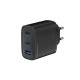 Încărcător de Rețea Mobile Origin GaN 40W MO13, 1x USB-A + 2x USB-C, Negru (Incarcatoare, FRL-GAN40W-MO13-BLK) by www.silkase.ro