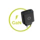 Încărcător de Rețea Mobile Origin GaN 40W MO13, 1x USB-A + 2x USB-C, Negru (Incarcatoare, FRL-GAN40W-MO13-BLK) by www.silkase.ro