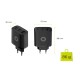 Încărcător de Rețea Mobile Origin GaN 40W MO13, 1x USB-A + 2x USB-C, Negru (Incarcatoare, FRL-GAN40W-MO13-BLK) by www.silkase.ro