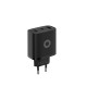 Încărcător de Rețea Mobile Origin GaN 40W MO13, 1x USB-A + 2x USB-C, Negru (Incarcatoare, FRL-GAN40W-MO13-BLK) by www.silkase.ro