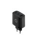 Încărcător de Rețea Mobile Origin GaN 40W MO13, 1x USB-A + 2x USB-C, Negru (Incarcatoare, FRL-GAN40W-MO13-BLK) by www.silkase.ro