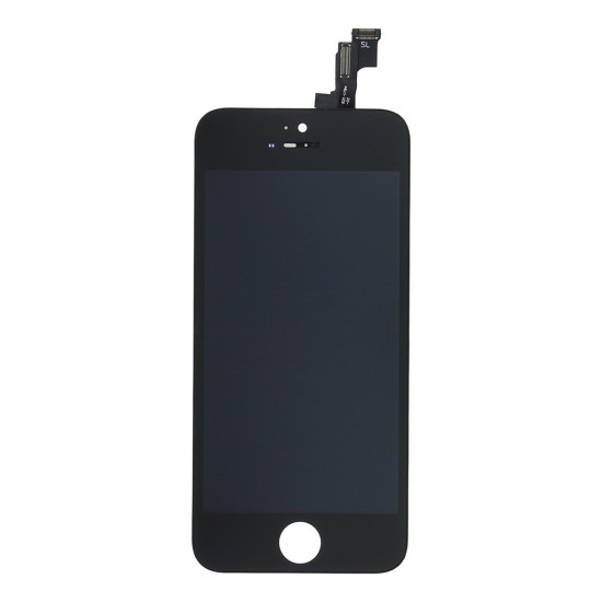 Display LCD iPhone SE cu Touchscreen, Negru, Calitate TianMA (Bakr, 189525) by www.silkase.ro