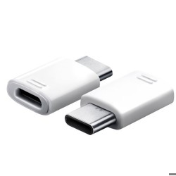 Adaptor Original Samsung (EE-GN930) USB-C la microUSB, Alb (Bulk) Adaptor Original Samsung (EE-GN930) USB-C la microUSB, Alb (Bulk)