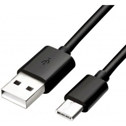 Cablu de Date Original Samsung (EP-DG950CBE) USB-C, 1.2m, Negru (Bulk)