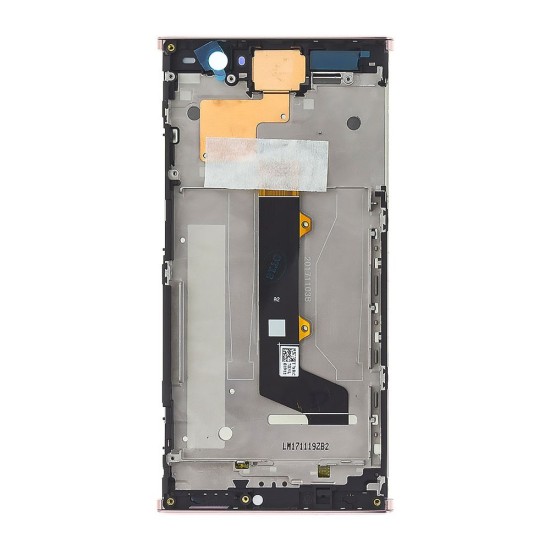 Display LCD Sony Xperia XA2 (H4113) cu Touchscreen și Ramă Roz, Service Pack Original (Bakr, 78PC0600040) by www.silkase.ro