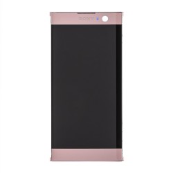 Display LCD Sony Xperia XA2 (H4113) cu Touchscreen și Ramă Roz, Service Pack Original