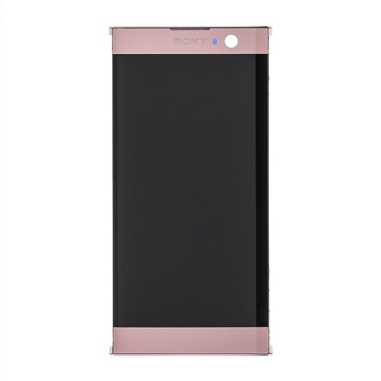 Display LCD Sony Xperia XA2 (H4113) cu Touchscreen și Ramă Roz, Service Pack Original (Bakr, 78PC0600040) by www.silkase.ro
