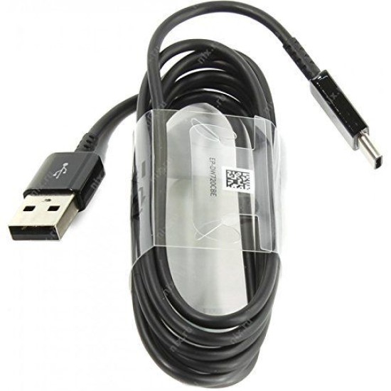 Cablu de Date Original Samsung (EP-DW720CBE) USB-C, 1.5m, Negru (Bulk) (Bakr, 2439036) by www.silkase.ro