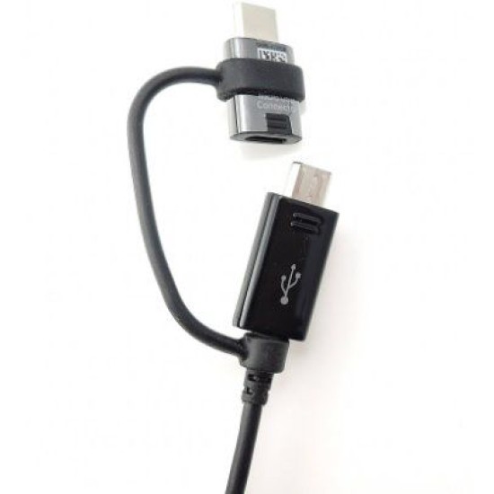 Cablu Combo Original Samsung (EP-DG950DBE) microUSB cu Adaptor USB-C, 1.4m, Negru (Bulk) Cablu Combo Original Samsung (EP-DG950DBE) microUSB cu Adaptor USB-C, 1.4m, Negru (Bulk) (Bakr, 2439768) by www.silkase.ro