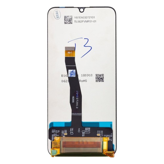 Modul Display LCD cu Touchscreen pentru Huawei P Smart 2019, Negru (Bakr, 2442959) by www.silkase.ro
