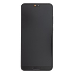 Modul Display LCD cu Touchscreen și Ramă pentru Huawei P20, Negru