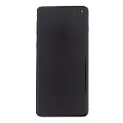 Modul Display LCD cu Touchscreen Original Samsung Galaxy S10 (G973), Negru (Service Pack)