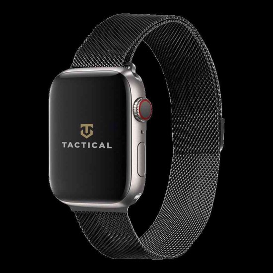 Curea Magnetică Tactical (333) Inox (Milanese Loop) pentru Apple Watch 38/40/41mm, Neagră Curea Magnetică Tactical (333) Inox (Milanese Loop) pentru Apple Watch 38/40/41mm, Neagră (Bakr, 2445282) by www.silkase.ro