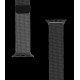Curea Magnetică Tactical (351) Inox (Milanese Loop) pentru Apple Watch 42/44/45/46mm, Neagră (Bakr, 2445293) by www.silkase.ro