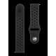 Curea Tactical Dublă din Silicon (234), 22mm, Neagră (Bakr, SH201105) by www.silkase.ro