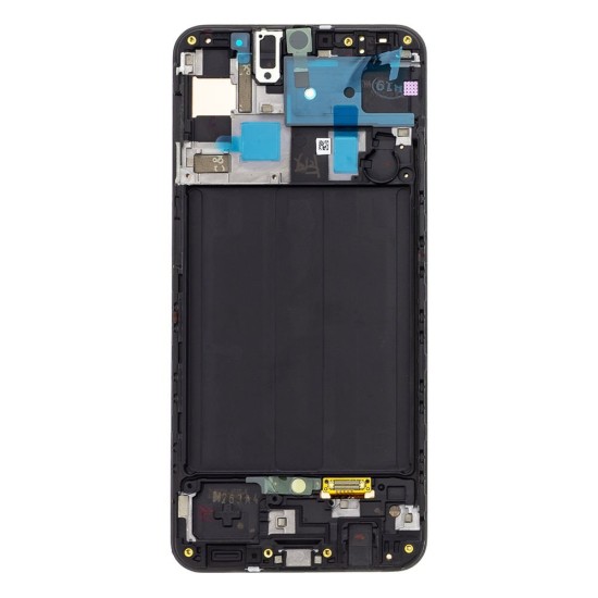 Modul Display LCD cu Touchscreen Original Samsung Galaxy A50 (A505), Negru (Service Pack) (Bakr, GH82-19204A) by www.silkase.ro