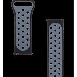Curea Tactical Dublă din Silicon (267) pentru Ceas 22mm, Negru/Gri Curea Tactical Dublă din Silicon (267) pentru Ceas 22mm, Negru/Gri