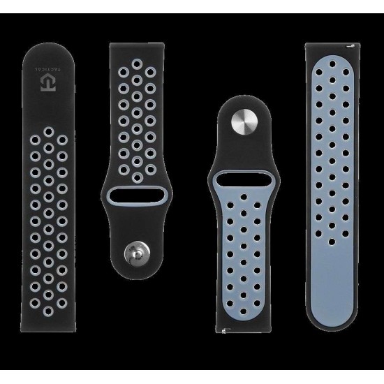 Curea Tactical Dublă din Silicon (267) pentru Ceas 22mm, Negru/Gri Curea Tactical Dublă din Silicon (267) pentru Ceas 22mm, Negru/Gri (Bakr, 2445872) by www.silkase.ro