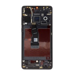 Modul Display LCD cu Touchscreen și Ramă pentru Huawei P30, Negru