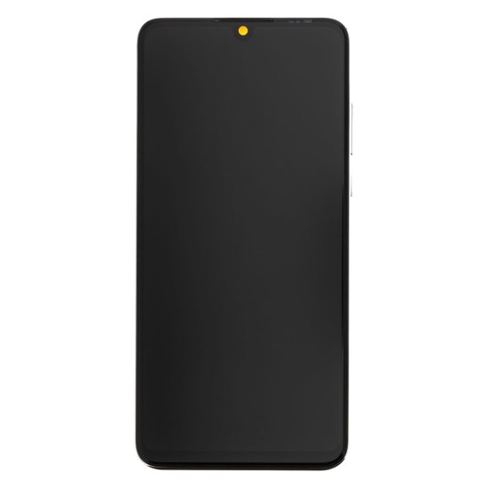 Modul Display LCD cu Touchscreen și Ramă pentru Huawei P30 Lite, Alb (Compatibil 48MP) (Bakr, 2446452) by www.silkase.ro