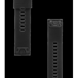 Curea Silicon Tactical (426) QuickFit 22mm pentru Garmin Fenix 5/6/7/8, Neagră
