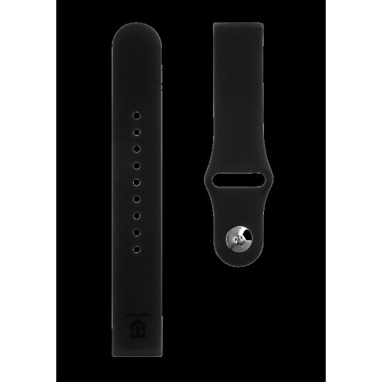 Curea Silicon Tactical (432) pentru Ceas 20mm, Neagră Curea Silicon Tactical (432) pentru Ceas 20mm, Neagră (Bakr, 2447381) by www.silkase.ro