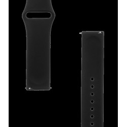 Curea Silicon Tactical (432) pentru Ceas 20mm, Neagră Curea Silicon Tactical (432) pentru Ceas 20mm, Neagră
