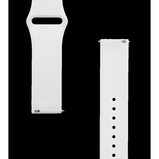 Curea Silicon Tactical (436) pentru Ceas 20mm, Albă Curea Silicon Tactical (436) pentru Ceas 20mm, Albă (Bakr, SH201109) by www.silkase.ro