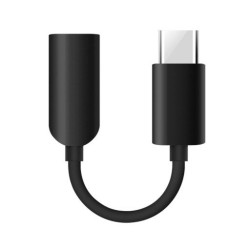 Adaptor Original Xiaomi USB-C la Jack 3.5mm, Negru (Bulk) Adaptor Original Xiaomi USB-C la Jack 3.5mm, Negru (Bulk)