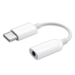 Adaptor Original Xiaomi USB-C la Jack 3.5mm, Alb (Bulk) Adaptor Original Xiaomi USB-C la Jack 3.5mm, Alb (Bulk)