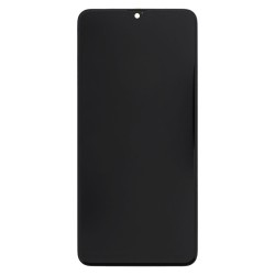 Modul Display LCD cu Touchscreen Original Samsung Galaxy A20s (A207), Negru (Service Pack)