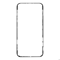 Bandă Adezivă (Sticker) pentru Display LCD iPhone 11, Neagră Bandă Adezivă (Sticker) pentru Display LCD iPhone 11, Neagră