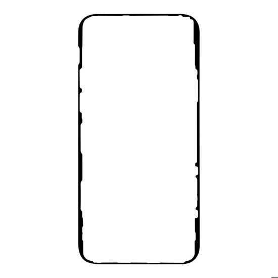 Bandă Adezivă (Sticker) pentru Display LCD iPhone 11 Pro, Neagră (Bakr, 2450902) by www.silkase.ro